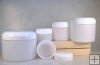 Jars, frosted double wall, 1/2 oz Jars, frosted double wall, 1/2 oz
